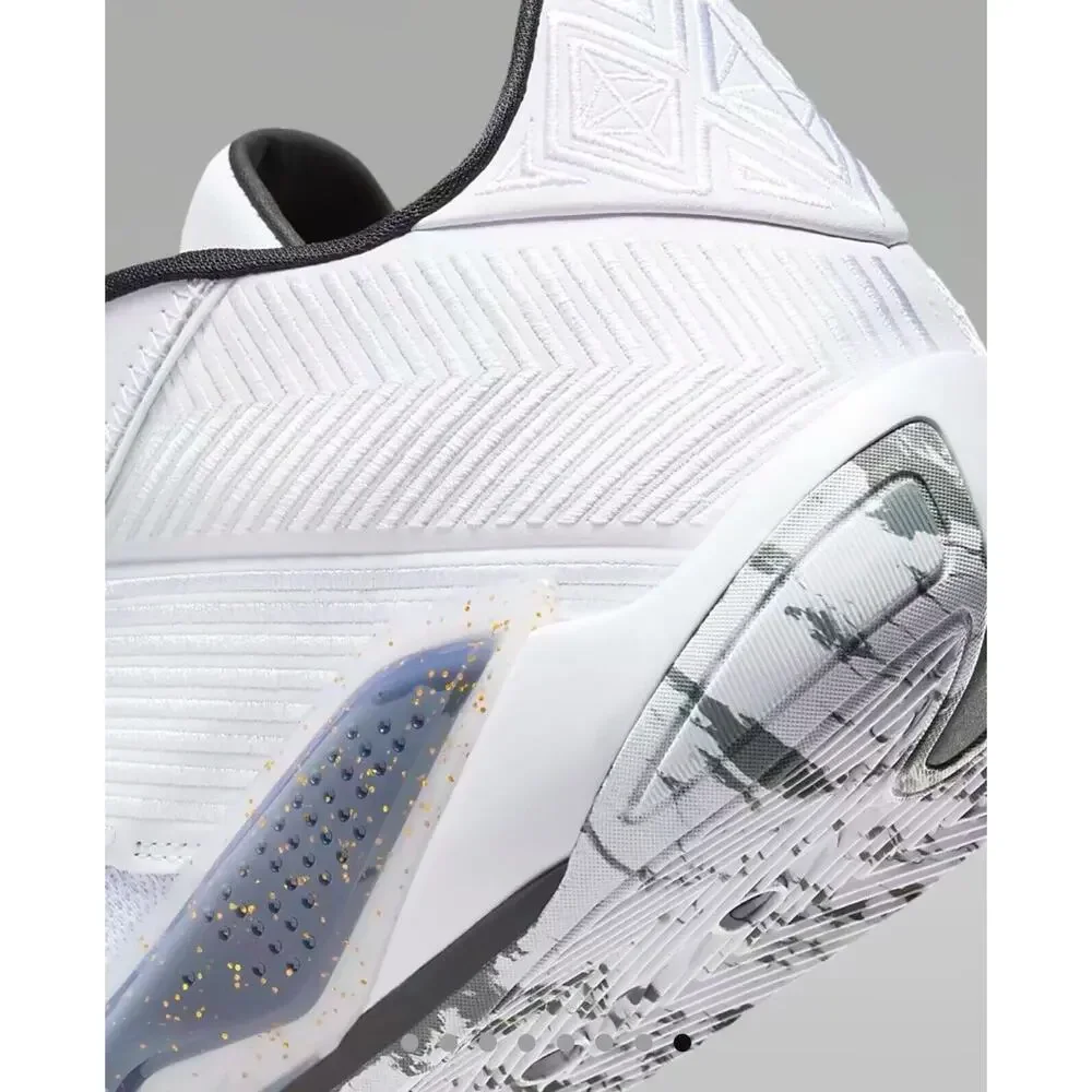 NEW Nike Air Jordan XXXVIII 38 Low White Black Gold FD2326-107 Men’s Size 14